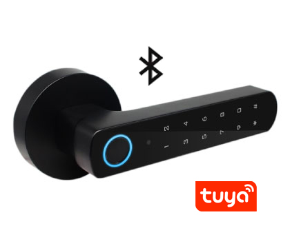CERRADURA INTELIGENTE CON TECLADO HUELLA BLUETOOTH D100BT -  D100-BT - Código: D100-BT | Compra en Guadalajara
